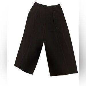 Tronjori Women’s Wide-Leg Culottes - XXL - Black Polyester